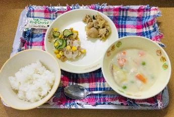 10月24日の小学校の『ときめき給食』