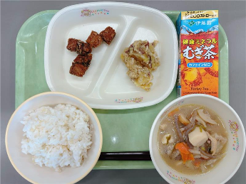 11月14日の中学校の『ときめき給食』