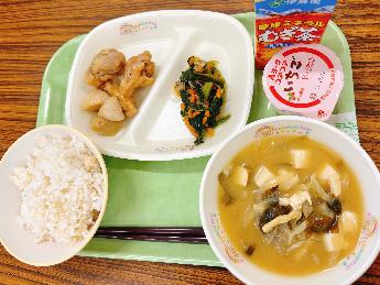 11月28日の中学校の『ときめき給食』