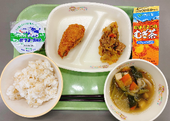 2月13日の中学校の『ときめき給食』